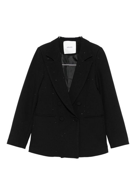 Blazer con strass Lù-Lù BY MISS GRANT | LL3781NERO